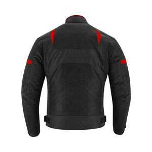 Certifié CE Veste de moto d'été mince pour hommes Fermeture à glissière imperméable avec col montant Installation rembourrée pour l'équitation - Product Image 4