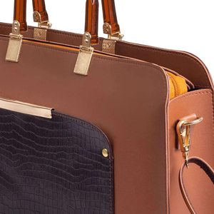 Sacoche élégante vintage en cuir véritable pour ordinateur portable, sacoche souple marron, design messager pour bureau, voyages, hommes et femmes - Product Image 3