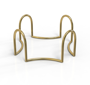 Premium Personalized Metal Coaster <b>Set</b> with Matching Stand for Elegant Tabletop Serving and Decor - Product Image 2