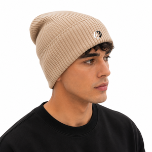 Bonnet pour homme en tissu côtelé, extensible, doux au toucher et offrant une couverture chaude pour une utilisation en extérieur, confortable. - Product Image 2