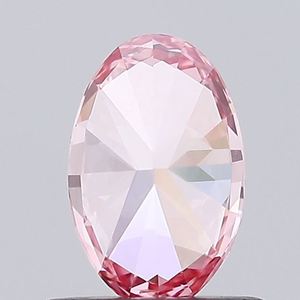 Diamant rose vif fantaisie certifié IGI, cultivé en laboratoire, taille ovale, diamant non monté pour la vente en gros de bijoux fins - Product Image 3