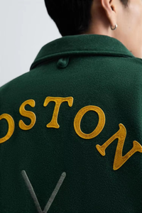 Vestes de sport en laine 100% tricotée, coupe-vent, de haute qualité, personnalisées, pour hommes, grandes tailles, écologiques, streetwear d'hiver, style varsity, lettermans - Product Image 6