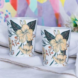 Tazas de Cerámica Blanca Minimalistas y Gruesas FAIZA CRAFT, en Oferta, y Vasos Creativos con Diseño Tallado para Restaurantes y Cafés - Product Image 3