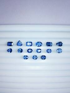 Saphir bleu naturel certifié IGI, traité thermiquement, de bonne qualité avec un lustre exceptionnel, pierres à taille parfaite pour la joaillerie - Product Image 6