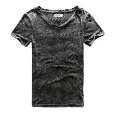 Camisetas Casuales de Algodón 100% Lavado a la Piedra para Hombre, Personalizadas con Estampado, Talla y Logotipo en Tejido de Punto - Product Image 5