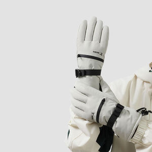 Wholesale Windproof Ski Snow Snowboard <b>Gloves</b> Waterproof Touchscreen Winter Sports Leather <b>Gloves</b> For Motorcycle Outdoor <b>Work</b> - Product Image 4
