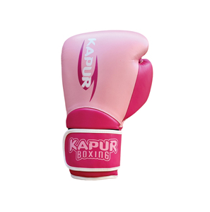 Gants de boxe professionnels élégants bicolores avec finition en cuir de qualité supérieure pour femmes, pour le sparring, l'entraînement au sac de frappe et la salle de sport - Product Image 3