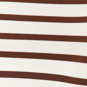 T-shirt court rayé pour femme en coton extensible à manches courtes, coupe ajustée, décontracté, haut court rayé pour femme, tee-shirt d'été OEM - Product Image 6