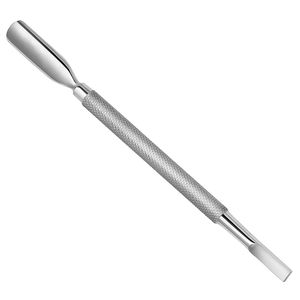 Pousse-cuticules et nettoyeur d'ongles double face en acier inoxydable, outil de soin des ongles - Product Image 1