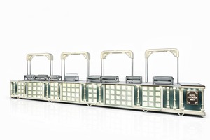 Comptoir de buffet lumineux en acier inoxydable avec éclairage LED Edison, arche décorative, pour hôtel, restaurant, banquet, Noor Royale Luxury AC - Product Image 4