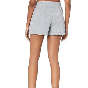 Shorts Bermuda de Cintura Alta con Cordón para Mujer, Transpirables, de Secado Rápido, 100% Algodón, Casuales, para Verano, Cómodos, Ligeros, para Viaje - Product Image 2