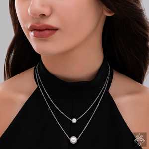 Prao สร้อยคอไข่มุกเส้นคู่หรูหราผลิตภัณฑ์ป้องกันการเสื่อมเสีย - Product Image 1