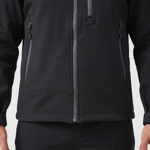 Chaqueta Softshell para Hombre, Forrada de Polar, Resistente al Agua, con Capucha, para Invierno, Trabajo al Aire Libre, Senderismo, con Bolsillos - Product Image 6