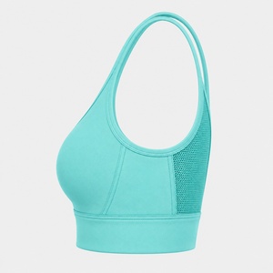 Plus Size Fitness Sports Bra Seamless Wirefree Padded Breathable Yoga Gym Activewear Bra OEM Supplier - Product Image 3