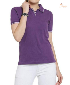 Nouveau design tendance, chemise décontractée en tricot Oxford pour femmes, manches courtes, haute qualité - Product Image 1