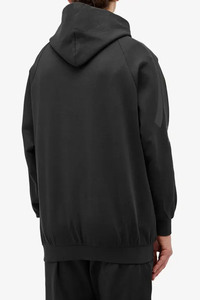 Sudadera de Invierno para Hombre, Negra, con Capucha, Forro Polar, Transpirable, Ecológica, de Corte Holgado, Manga Regular, Tejida en Poliéster, Estilo Urbano - Product Image 4
