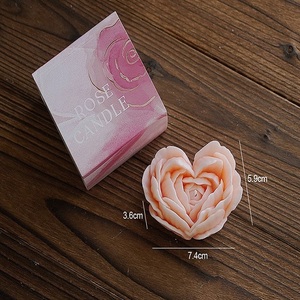 Cadeau parfumé pour la Saint-Valentin, bougie parfumée artisanale, bougie aromathérapeutique en cire pour la décoration de la maison et les cadeaux d'amour - Product Image 1