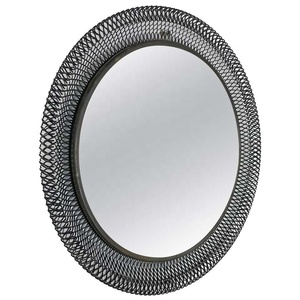High Quality Handmade Wall Hanging Mirror Aluminum <b>Metal</b> <b>Frame</b> Luxury Home Decorative Mirror Makeup High Quality Fancy Wall - Product Image 1