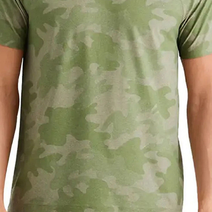 T-shirt à col côtelé pour hommes, design de col durable, coton doux et respirant, coupe confortable, durable, à porter au quotidien - Product Image 5