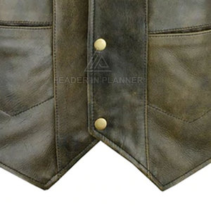 เสื้อกั๊กหนังระบายอากาศ - Product Image 6