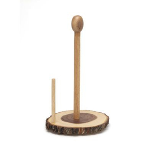 Support de papier essuie-tout en bois naturel écologique, distributeur de rouleaux de cuisine en bois avec base pour la maison et la cuisine des restaurants - Product Image 2