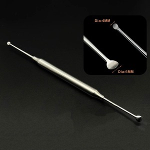 BAFA SURGICAL INSTRUMENTS Juego de 2 Excavadores Dentales para Implantes, Cuchara para Cuidado Bucal, Herramienta Restauradora de Cavidades, Acero Inoxidable, 195mm, para Hueso - Product Image 3