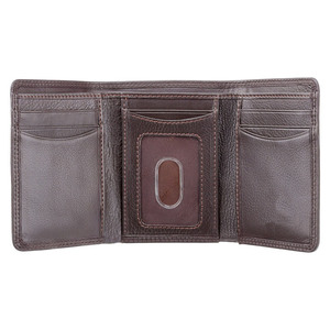 Custom Embossed Genuine Leather Tri Fold <b>Wallet</b> <b>Men</b> Top Grain Cowhide <b>Card</b> <b>Holder</b> Luxury <b>Mens</b> <b>Wallet</b> LTW-0223 - Product Image 1