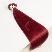 Extensions de cheveux vierges européens de couleur claire de qualité supérieure, pointe plate, style Fumi, double trame, haute qualité, vente en gros