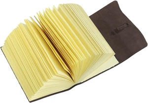 Handmade chính hãng cổ điển A5 da Tạp Chí máy tính xách tay Nhật ký bơm lại Sketchbook với lót/Unlined bông giấy - Product Image 5