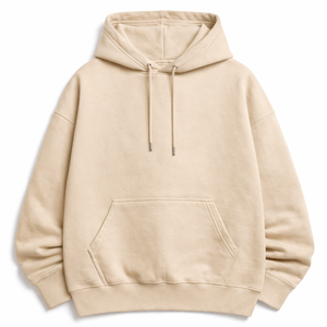 Sweat à capuche streetwear surdimensionné personnalisé en molleton French Terry 420–500 GSM |   Coupe ample à épaules tombantes |   Usine de vêtements OEM ODM - Product Image 2