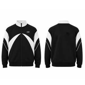 Veste zippée personnalisée avec panneaux en arc symétriques - Haut personnalisé en taille XS - Product Image 2