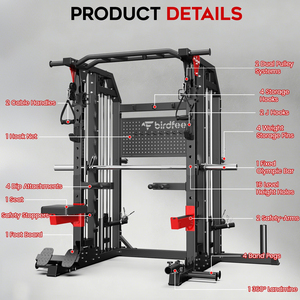 Best Home Gym System Workout Station Smith Machine <b>Power</b> <b>Cage</b> Exercise Equipment - Product Image 4