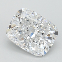 Diamant de laboratoire cultivé certifié IGI, 3,00 carats, taille coussin modifiée, couleur D, pureté immaculée, LILABA ENTERPRISE, pour la fabrication de bijoux