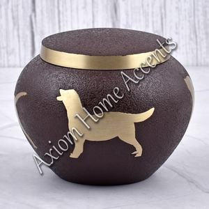 Premium Metal <b>Pet</b> <b>Urn</b> With Heartfelt Design and Elegant Detailing for Honoring <b>Pets</b> by Axiom Home Accents - Product Image 5