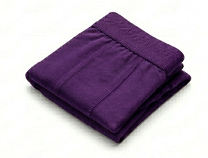 Calzoncillos bóxer morados para hombre, con logotipo personalizado, sin costuras, suaves, cómodos, de punto, de spandex/modal - Product Image 6