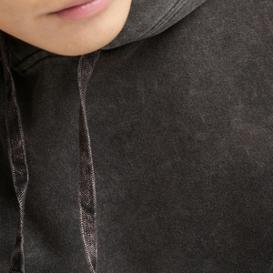 Sudaderas con Capucha para Hombre de Alta Calidad, Elegantes, de Tela Gruesa de Algodón Mezclado, Hechas a Medida, Diseño OEM, Lavado Ácido, Estilo Holgado - Product Image 4