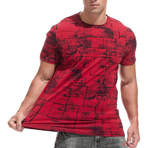 Combed Cotton Slub Texture Plain T <b>Shirt</b> Men 200GSM Vintage Blank Tee Wholesale Bulk - Product Image 2