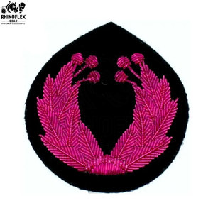 Top High-Quality Custom-Made Hand Embroidered <b>Badges</b> Luxury Style Personalized And By Supplier Hand Embroidery <b>Badges</b> For Sale - Product Image 5