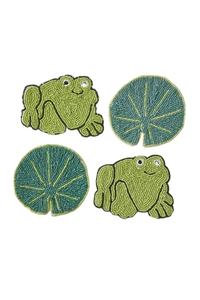 Belle fleur Design quatre ensemble artisanat perlé broderie caboteur fantaisie élégant mignon conception de haute qualité par Hiba Enterprises - Product Image 3