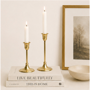 Stylish Solid Brass Gold <b>Candlestick</b> <b>Holders</b> Set Candle Stand for Wedding Centerpieces and Modern Home Decor Wholesale Supply - Product Image 4