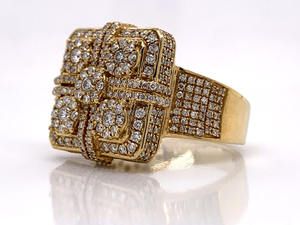 แหวนเงินแท้ 925 ประดับเพชรโมอิสซาไนต์ทรงกลม ดีไซน์คลาสสิกสำหรับทุกเพศ เครื่องประดับสุดหรู เหมาะสำหรับเป็นของขวัญงานแต่งงานหรือวันครบรอบ - Product Image 3