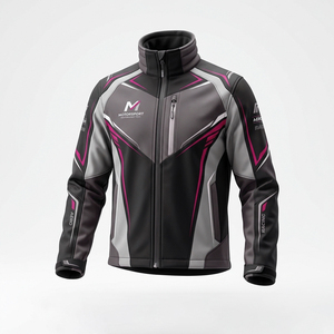 high quality Men's windproof <b>Racing</b> Soft shell <b>Jacket</b> New Design Long Sleeve Down <b>Jacket</b> Sale Wholesale - Product Image 2