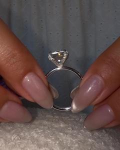 Custom 5 Ctw Emerald Cut Lab Grown Diamond Engagement <b>Ring</b> 10K 14K 18K Solid Gold Prong <b>Solitaire</b> Jewelry Manufacturer Wholesale - Product Image 3