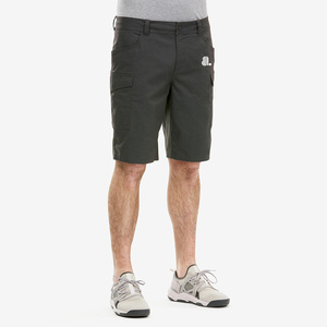 Pantalones Cortos Cargo Negros para Hombre, Cintura Alta, Cierre con Cordón, Secado Rápido, Poliéster, para Exteriores, con Bolsillos, Logotipo Frontal - Product Image 5