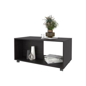 Mesa de centro Open Storage Wengue con ruedas - Product Image 3