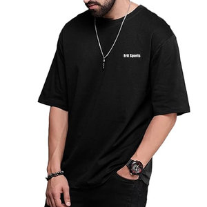 Nueva Llegada, Camiseta de Alta Calidad para Hombre, Uso en Exteriores, Talla Grande, Hombros Caídos, Manga Corta, 100% Algodón, Transpirable, Ecológica, ERIT - Product Image 1