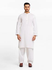 Traje Shalwar Kameez Casual para Hombre, Fabricación Profesional, Conjunto de 2 Piezas de Manga Larga con Botones, Estilo Tradicional - Product Image 4