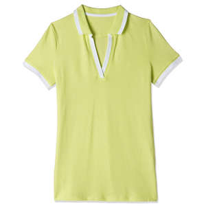 Factory Made White Color Wholesale Cheap 100 % Custom Made Embroidery <b>Women</b> <b>Polo</b> <b>Shirt</b> - Product Image 2