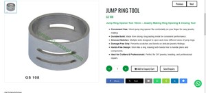Herramienta para Abrir Anillos de 16 mm, Herramientas de Joyería, Herramienta para Abrir Anillos para la Fabricación de Joyas, Herramientas de Orfebrería |   N.° de artículo GS-108 - Product Image 3