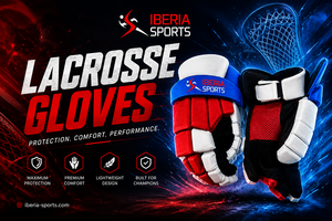 IBERIA Premium PU Lacrosse <b>Gloves</b> | Padded Sports Protective <b>Gloves</b> for Men & Women - Product Image 6